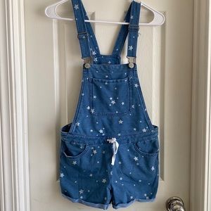 Justice Jersey knit overalls